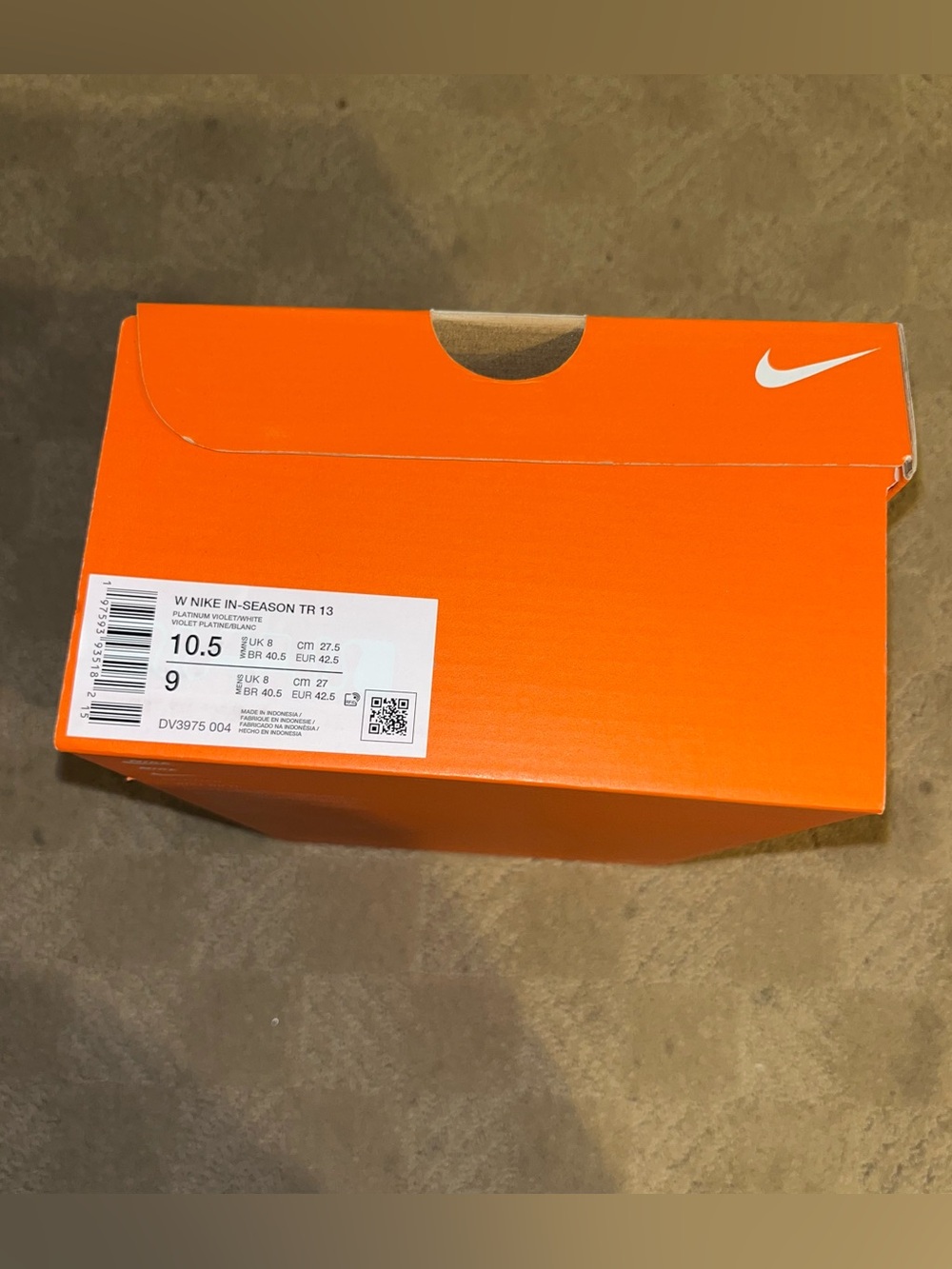 Nike In-Season TR 13 Training Shoes Platinum Violet & White Women’s Size 10.5 - Picture 11 of 12